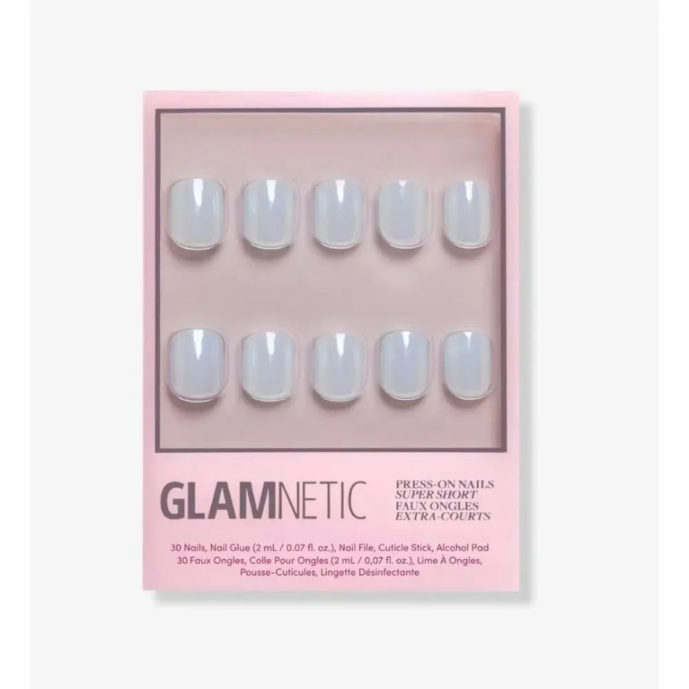 New Glamnetic Euro Summer collection - Clear Skies press on nails